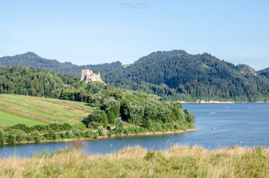 jezioro czorsztyńskie - zamek czorsztyn